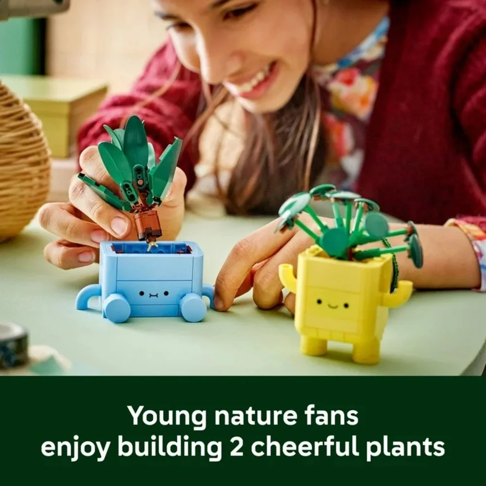 LEGO Botanicals Happy Plants Building Toy Baby Dracaena Pilea